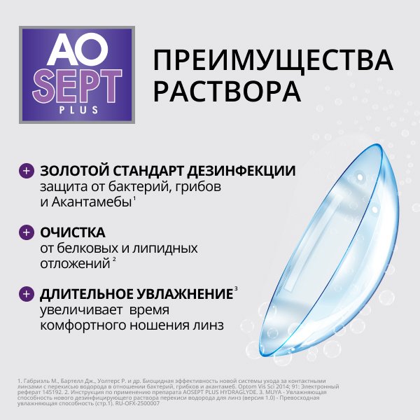 AoSept Plus HydraGlyde, 360 мл.